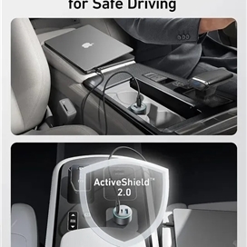 شارژر فندکی انکر 67 واتی 3 پورت مدل A2731