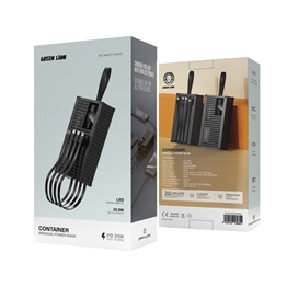 پاروبانک 30000 با کابل متصل گرین لاین Green Lion Container Power Bank GNCONPB30BK