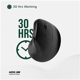 موس بی سیم گرین لاین Green Lion Ergo Grip Vertical Mouse GNERGPMSEBK