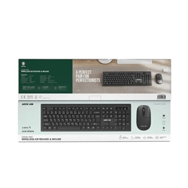 ست موس و کیبورد بی سیم گرین لاین Green Lion Wireless Keyboard And Mouse GNGKM200WKBK