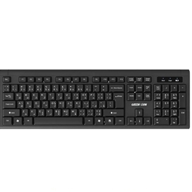 ست موس و کیبورد بی سیم گرین لاین Green Lion Wireless Keyboard And Mouse GNGKM200WKBK