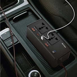 اینورتر 200 وات گرین لاین Green Lion 200W Car Inverter GNGC200CINBK