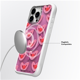 قاب Youngkit یانگ کیت Heart Ripple Moon Knight سفید مناسب برای Apple iPhone 16 Pro Max