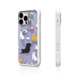 قاب Youngkit یانگ کیت Birthday Cat سفید مناسب برای Apple iPhone 16 Pro Max