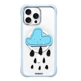 قاب Youngkit یانگ کیت Rainy Cloud آبی مناسب برای Apple iPhone 16 Pro Max
