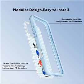 قاب Youngkit یانگ کیت Bear Hug آبی مناسب برای Apple iPhone 16 Pro Max