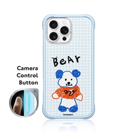قاب Youngkit یانگ کیت Bear Hug آبی مناسب برای Apple iPhone 16 Pro Max