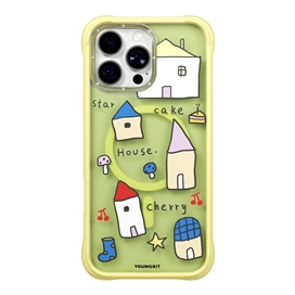 قاب Youngkit یانگ کیت Little Town زرد مناسب برای Apple iPhone 16 Pro Max