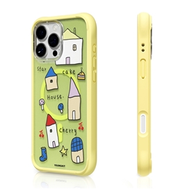 قاب Youngkit یانگ کیت Little Town زرد مناسب برای Apple iPhone 16 Pro Max