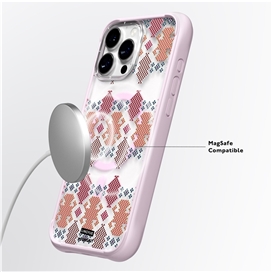 قاب Youngkit یانگ کیت Blush Canvas صورتی مناسب برای Apple iPhone 16 Pro Max