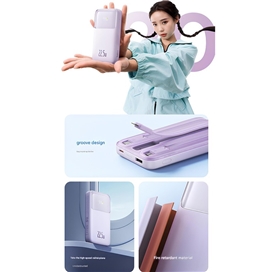 پاوربانک 22.5 وات 10000 با کابل همراه بیسوس Baseus Comet Power Bank PPMD2-10