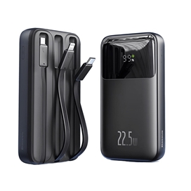 پاوربانک 22.5 وات 10000 با کابل همراه بیسوس Baseus Comet Power Bank PPMD2-10