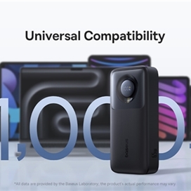 پاوربانک 20000 بیسوس Baseus Free2Pull P10073700123 توان 65 وات با کابل تایپ سی جمع شونده