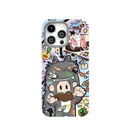 قاب OGBRO اوجی برو Beast Hunt Series Captain Grey Wolf مناسب برای Apple iPhone 16