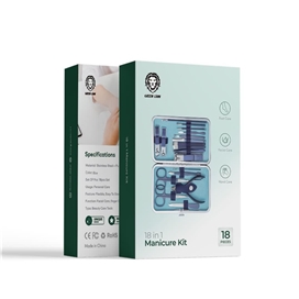 ست 18 عددی مانیکور و پدیکور گرین لاین مدل GNMTRVL18