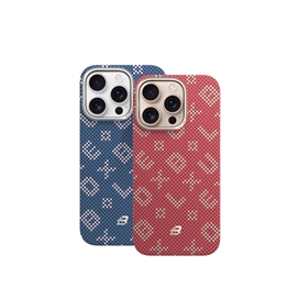 قاب Blueo بلو Gilded Tactile Woven Aramid Fiber Magnetic Case مناسب برای Apple iPhone 16 Pro Max