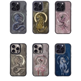 قاب برند نیمی مدل Nimmy Dreamy Animal Series Iphone مناسب برای Apple iPhone 16 Pro