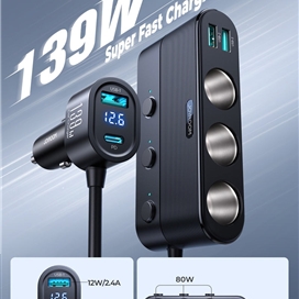 شارژر فندکی 7کاره 179 وات جویروم JOYROOM JR-CCL01 179W