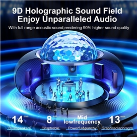 اسپیکر بلوتوث 20 واتی جویروم Joyroom RGB Wireless Speaker JR-MS02