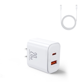 آداپتور شارژ 2 پورت 20 وات جویروم JOYROOM ADAPTER DUAL PORT JR-TCF05EU