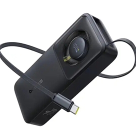 پاوربانک 30 وات 10000 با کابل همراه تایپ سی بیسوس Baseus Nomos Power Bank PPSS1030