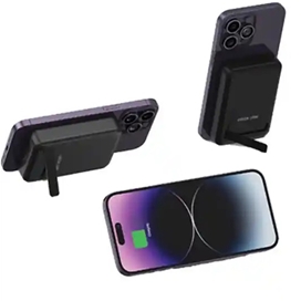 پاور بانک وایرلس 10000 با پایه گرین لاین Green Lion Kick Stand Power Bank GNKIK10KPBBK