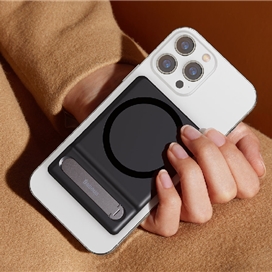 پایه نگهدارنده مگنتی گوشی موبایل بیسوس Foldable Magnetic Bracket LUXZ010001