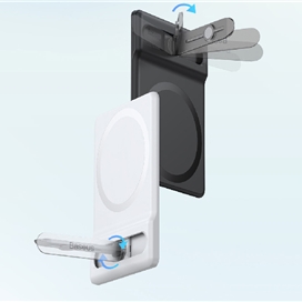 پایه نگهدارنده مگنتی گوشی موبایل بیسوس Foldable Magnetic Bracket LUXZ010001