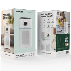 دستگاه تصفیه کننده هوا هوشمند گرین لاین Green Lion Intelligent Air Purifier Pro GNINTAIRPROWH