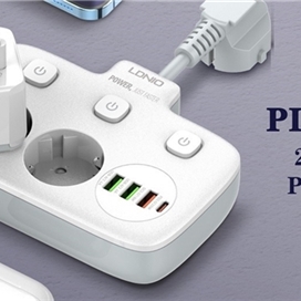 چند راهی برق الدینیو Ldnio 2500W Outlets SE2435