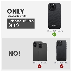 قاب آیفون برند پیتاکا مدل PITAKA Military-Grade Protective مناسب برای Apple iPhone 16 Pro