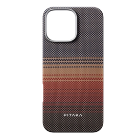 قاب آیفون برند پیتاکا مدلPITAKA StarPeak Tactile Woven（Sunset） مناسب برای Apple iPhone 16 Pro Max