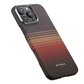 قاب آیفون برند پیتاکا مدلPITAKA StarPeak Tactile Woven（Sunset） مناسب برای Apple iPhone 16 Pro Max