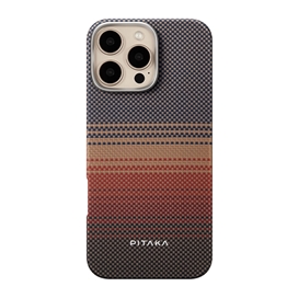 قاب آیفون برند پیتاکا مدلPITAKA StarPeak Tactile Woven（Sunset） مناسب برای Apple iPhone 16 Pro Max