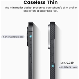 قاب آیفون 16 پرو مکس برند پیتاکا مدل PITAKA Ultra Slim مناسب برای Apple iPhone 16 Pro Max