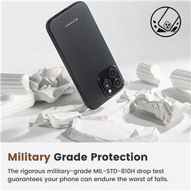 قاب آیفون 16 پرو مکس برند پیتاکا مدل PITAKA Military-Grade Protective Case &Grip 3 مناسب برای Apple iPhone 16 Pro Max