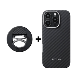 قاب آیفون 16 پرو مکس برند پیتاکا مدل PITAKA Military-Grade Protective Case &Grip 3 مناسب برای Apple iPhone 16 Pro Max