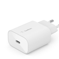 شارژر دیواری شارژ سریع USB-C 25 وات بلکین مدل WCA004vfWH