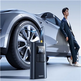 پمپ باد و چراغ قوه بیسوس Baseus Car Tire Inflator Pumper VA1 BS-CG034