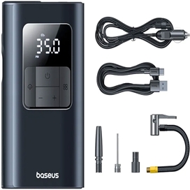 پمپ باد و چراغ قوه بیسوس Baseus Car Tire Inflator Pumper VA1 BS-CG034