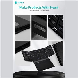 کیبورد تاشو همراه با تاچ پد کوتسی Coteci OF-032 Folding Keyboard