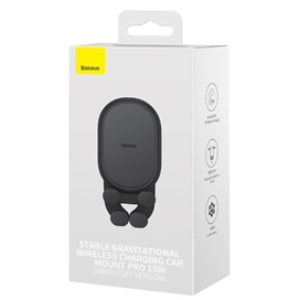 هولدر و شارژر وایرلس دریچه کولری با لرزش گیر بیسوس Baseus BS-CM014