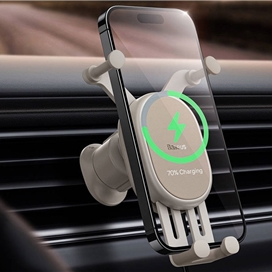 هولدر و شارژر وایرلس دریچه کولری با لرزش گیر بیسوس Baseus BS-CM014