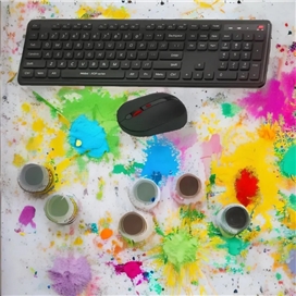 ست ماوس و کیبورد بی سیم شیائومی مدل MIIIW Combo Gen 3 MW24PB03