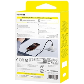 کابل دو سر تایپ سی فست شارژ 100 وات یک متری بیسوس Baseus Lit CB000148