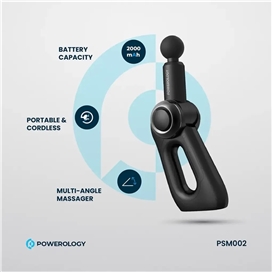 ماساژور تفنگی پاورولوژی Powerology Massage Gun PSM002