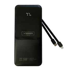 پاور بانک برند وگر مدل VEGER J-Brauv 30000mAh VP-3018