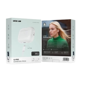 هندزفری بلوتوث گرین لاین Green Lion G-PRO Earbuds Pro2 GNAPODP2GPWH