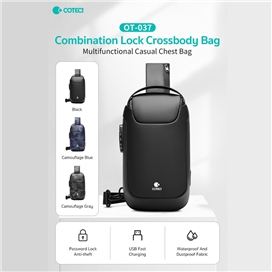 کیف کراس بادی ضدآب کوتسی Coteci Crossbody Bag OT-037