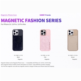 قاب نیمی مگ سیف نگین دار Nimmy Magsafe Negini Series مناسب برای Apple iPhone 16
